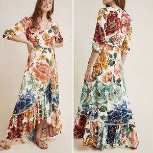 Farm Rio Floral Wrap Maxidress